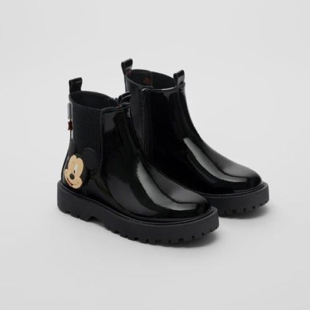 Zara Mickey Mouse boots